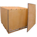 Global Industrial 6 Panel Shipping Crate w/ Lid & Pallet, 60&quot;L x 60&quot;W x 48&quot;H