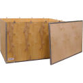 Global Industrial 4 Panel Hinged Shipping Crate w/ Lid, 47-5/16&quot;L x 29-1/4&quot;W x 29-1/2&quot;H