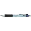 Universal Comfort Grip Retractable Gel Pen, Medium 0.7mm, Black Ink, Silver Barrel, 36/Set