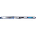 Universal Gel Pen, Stick, Medium 0.7 mm, Blue Ink, Silver/Blue Barrel, Dozen