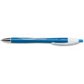 BIC Atlantis Exact Retractable Ballpoint Pen, Fine 0.7mm, Blue Ink/Barrel, Dozen