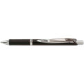 Pentel EnerGel PRO Retractable Gel Pen, Medium 0.7mm, Black Ink, Black Barrel