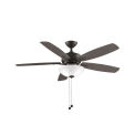 Fanimation FP6285BGR Aire Deluxe 52&quot; Ceiling Fan with Light Kit, Matte Greige