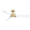 Fanimation FP8511BS SculptAire 52" Ceiling Fan with Light Kit, Brushed Satin Brass