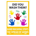7&quot; x 10&quot; Did You Wash Them? Sticker, Vinyl Adhesive