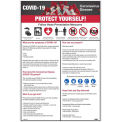 NMC PST141C 12&quot; x 18&quot; Protect Yourself Poster, Vinyl