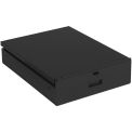 Global Industrial Workbench Steel Drawer 18-1/4&quot;W x 23-7/8&quot;D x 5-3/8&quot;H, Black