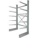 Global Industrial Single Sided Heavy Duty Cantilever Rack Starter, 72&quot;Wx50&quot;Dx120&quot;H