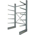 Global Industrial Single Sided Heavy Duty Cantilever Rack Starter, 2" Lip, 72"Wx46"Dx120"H