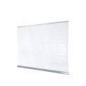 Goff's 54&quot;W x 36&quot;H Ceiling Mounted Personal Safety Partition, Clear