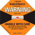 SpotSee™ ShockWatch® L-25 Impact Indicators, 75G Range, Orange, 50/Box