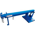 Global Industrial Adjustable Pivoting Forklift Jib Boom Crane, 86-5/8&quot;-146-5/8&quot;L,4000 Lbs.Cap.