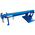 Global Industrial Adjustable Pivoting Forklift Jib Boom Crane, 86-5/8&quot;-146-5/8&quot;L,6000 Lbs.Cap.