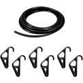 The Better Bungee&#153; BBR10516BK Bungee Kit - 10 ft. x 5/16&quot; Cords & 6 Adjustable Hooks - Black - Pkg Qty 2