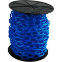 Mr. Chain Plastic Chain, 2" Links, On A Reel, 125 Feet, Trade Size 8, Blue