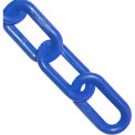 Mr. Chain Plastic Chain, 2" Links, 100 Feet, Trade Size 8, Blue