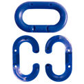 Mr. Chain Plastic Master Link, 2&quot; Link, Blue, 10/Pack