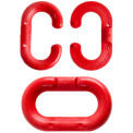Mr. Chain Plastic Master Link, 2" Link, Red, 10/Pack