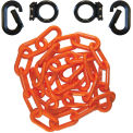 Mr. Chain Warehouse Kit with Plastic Chain, Black/Safety Orange