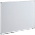 Magnetic Steel Dry Erase Planning Board with 1&quot;x2&quot; Grid, Aluminum Frame, 36&quot; x 24&quot;