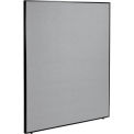 Office Partition Panel, 48-1/4"W x 96"H, Gray