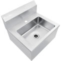 Stainless Steel Hands Free Wall Mount Sink, 14&quot;x10&quot;x5&quot; Deep