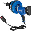 Electric Handheld Drain Cleaner For 3/4&quot;-3&quot;ID, 0-500 RPM, 3 Cables