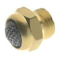 Aignep USA 3/4&quot; NPT Poly Muffler 75 Micron 145 PSI 5 to 212 F