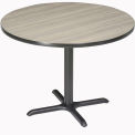 Round Counter Height Restaurant Table, Charcoal, 36&quot;W x 36&quot;H