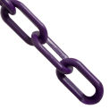 Mr. Chain Plastic Barrier Chain, HDPE, 2&quot;x500', #8, 51mm, Purple