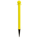Mr. Chain Ground Poles, HDPE, 3&quot;, Yellow