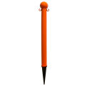 Mr. Chain Ground Poles, HDPE, 3&quot;, Safety Orange