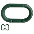 Mr. Chain Master Link, Acetal Copolymer, 2&quot;, Green, 10/Pk