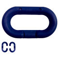 Mr. Chain Heavy Duty Master Link, Acetal Copolymer, 2&quot;, Blue, 10/Pk
