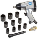 Global Industrial 1/2" Impact Wrench Kit, 7,000 RPM