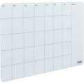 24&quot;W x 14&quot;H Glass Cubicle Calendar Dry Erase Board, Monthly