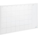 Global Industrial Steel Cubicle Calendar Whiteboard, Monthly, 24&quot;W x 14&quot;H