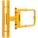 Global Industrial Adjustable Safety Swing Gate, 16&quot;-26&quot;W Opening, Yellow