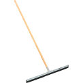 Global Industrial 36&quot; Straight Floor Squeegee With Wood Handle - Pkg Qty 4