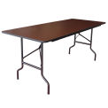 Global Industrial Folding Wood Table, 72"W x 30"L, Mahogany