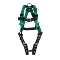 V-FORM&#8482; 10197208 Harness, Back/Chest/Hip D-Rings, Tongue Buckle Leg Straps, Extra Large