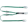 V-Series&#174; 10193151 Standard Twin-Leg Energy Absorbing 6' Tie-Back Lanyard, CSA Z259.11-17