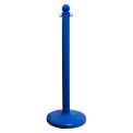 Global Industrial Plastic Stanchion Post, HDPE, 40"H, Blue