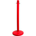 Global Industrial Plastic Stanchion Post, 40&quot;H, Red