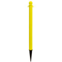 Global Industrial Plastic Ground Pole, 35&quot;H, Yellow