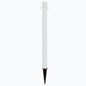Global Industrial Plastic Ground Pole, 35&quot;H, White