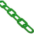Global Industrial Plastic Chain Barrier, HDPE, 2&quot;x50'L, Green