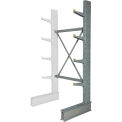 Global Industrial Single Sided Medium Duty Cantilever Add-On Rack, 2&quot; Lip, 48&quot;Wx33&quot;Dx96&quot;H