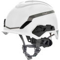 MSA V-Gard&reg; H1 Safety Helmet, Novent Fas-Trac&reg; III Pivot, ANSI, CSA, EN397, White