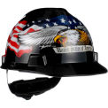 MSA V-Gard&reg; American Freedom Series Slotted Protective Cap, American Eagle